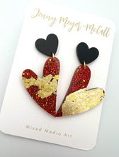 Load image into Gallery viewer, Heart Earrings: 3