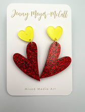 Load image into Gallery viewer, Heart Earrings: 2