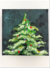 Load image into Gallery viewer, #2. Holiday Tree 6"x6" Dark