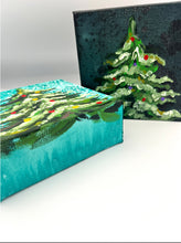 Load image into Gallery viewer, #2. Holiday Tree 6"x6" Dark