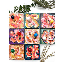 Load image into Gallery viewer, Plaza Light Bulb Painting: Green Light 4" x 10"