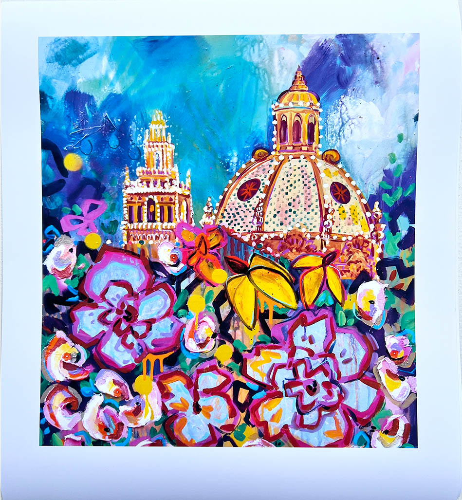 Country Club Plaza Print: Plaza Lights – Jenny Meyer-McCall Art