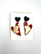 Load image into Gallery viewer, Heart Earrings: 1