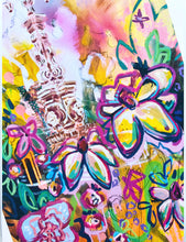 Load image into Gallery viewer, Country Club Plaza Print: Seville Light Fountain- Plaza Art Fair Banner 2023