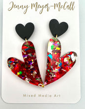 Load image into Gallery viewer, Heart Earrings: 4
