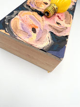 Load image into Gallery viewer, Plaza Light Bulb Painting: Yellow Light 4" x 10"
