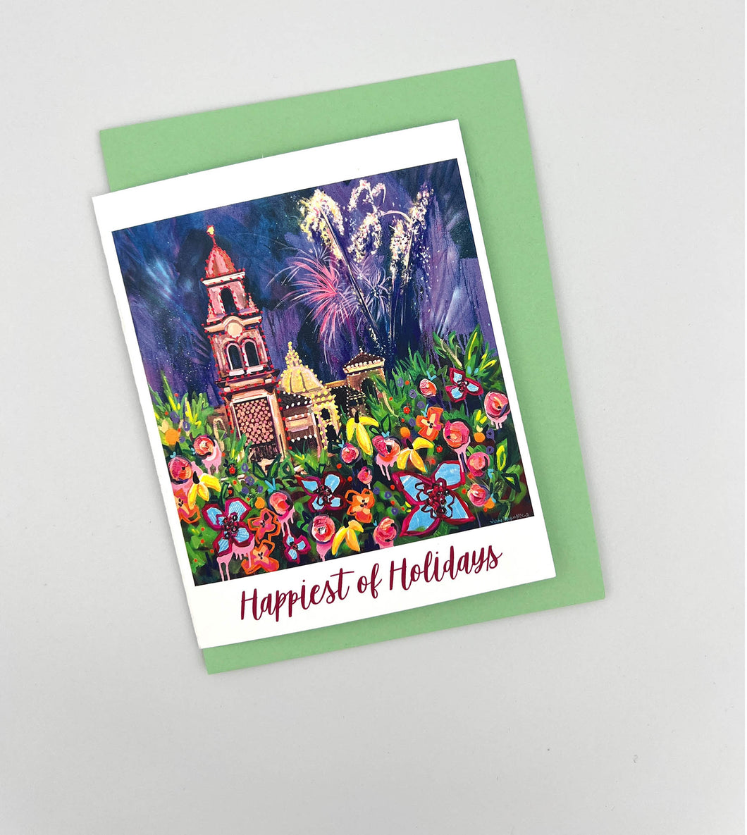 Greeting Cards: Plaza Fireworks