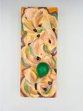 Load image into Gallery viewer, Plaza Light Bulb Painting: Green Light 4" x 10"
