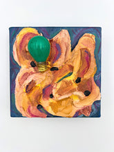 Load image into Gallery viewer, Plaza Light Bulb Painting: Green Light 6x6
