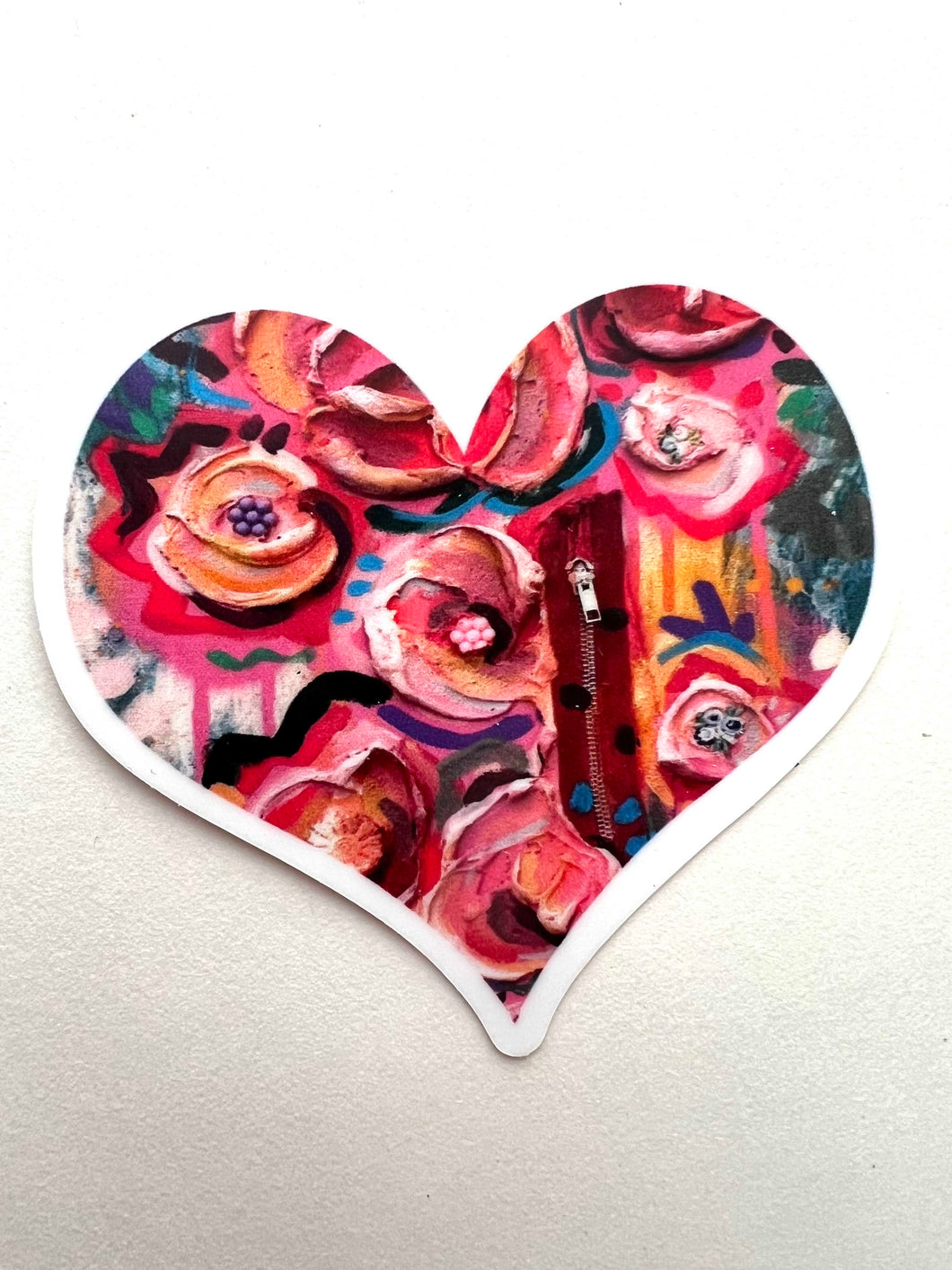 Sticker: Heart with Zipper