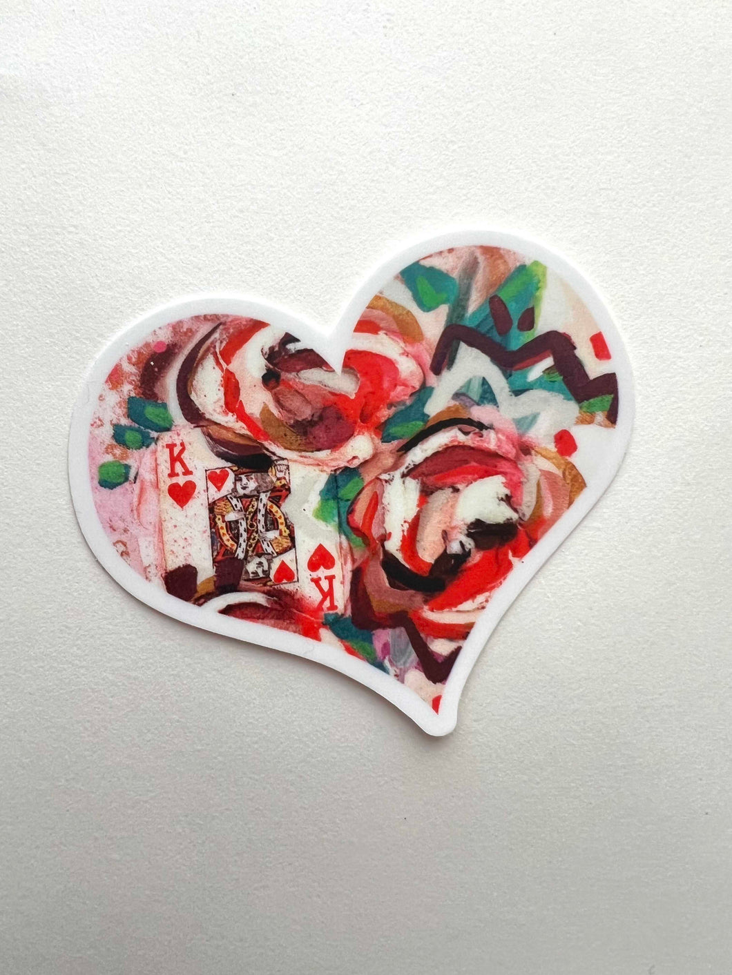 Sticker: Heart with King of Hearts