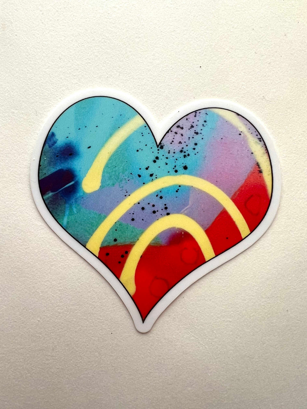 Sticker: Rainbow Heart
